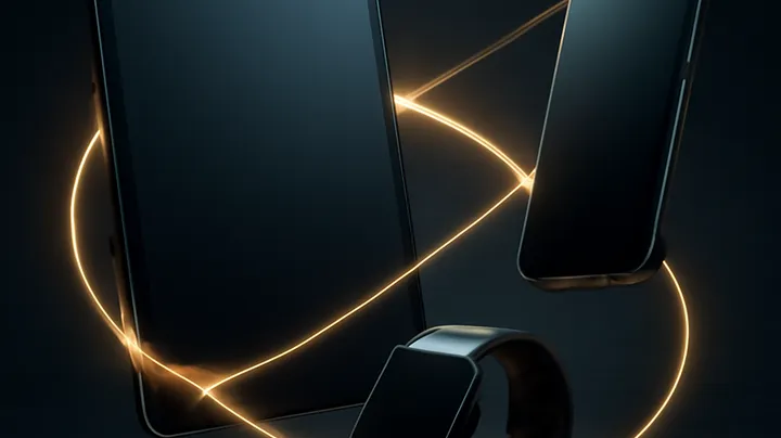 3666BD COM Multiple devices floating in harmony